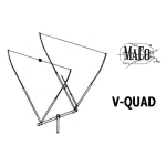 Maco V-Quad 10&11 Meter Basis Antenne